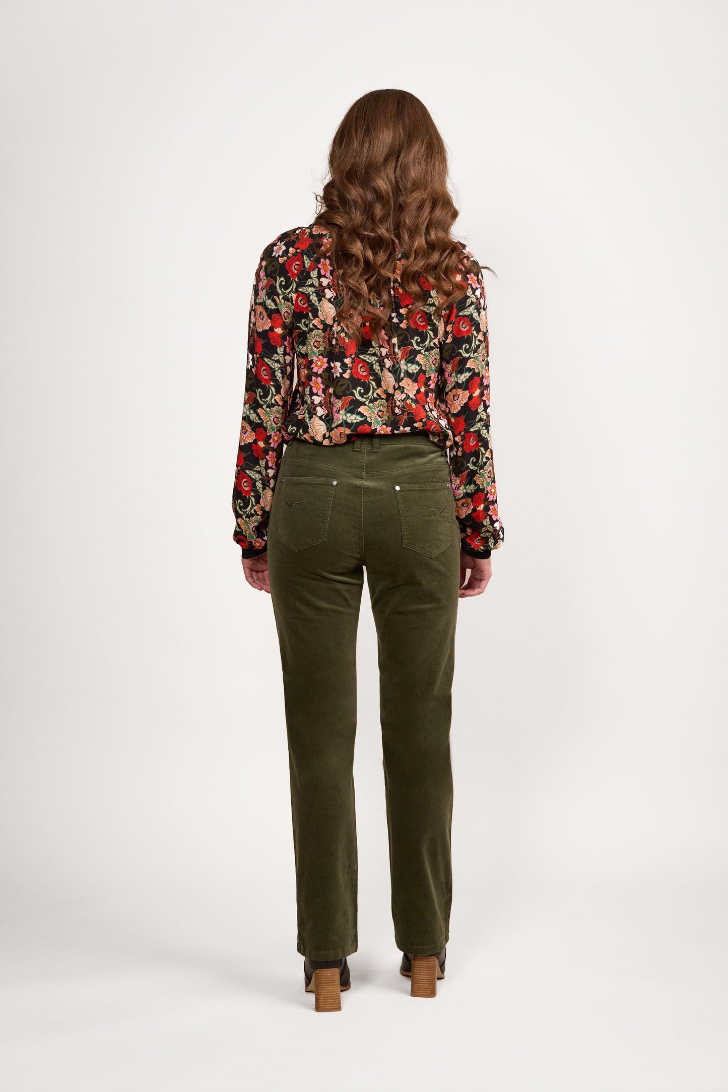 Straight Leg Full Length Pinwale Cord Pant with Fly (5911M)