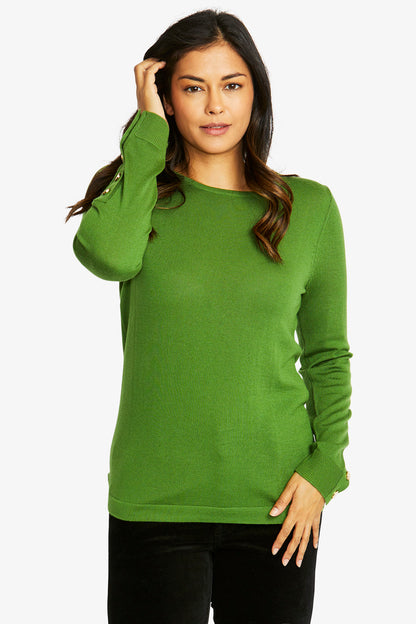 Merino Button Pullover (P585056)