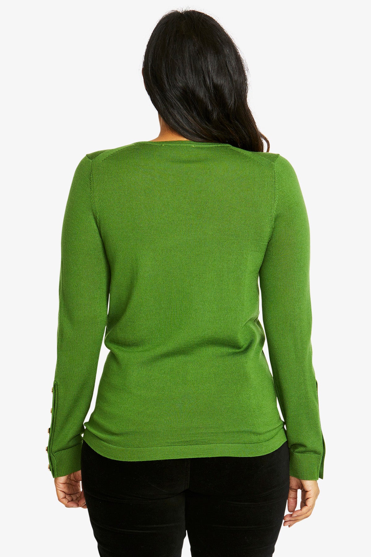 Merino Button Pullover (P585056)