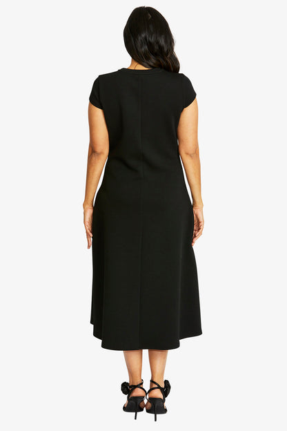 Ponti Seamed Dress (P585525)