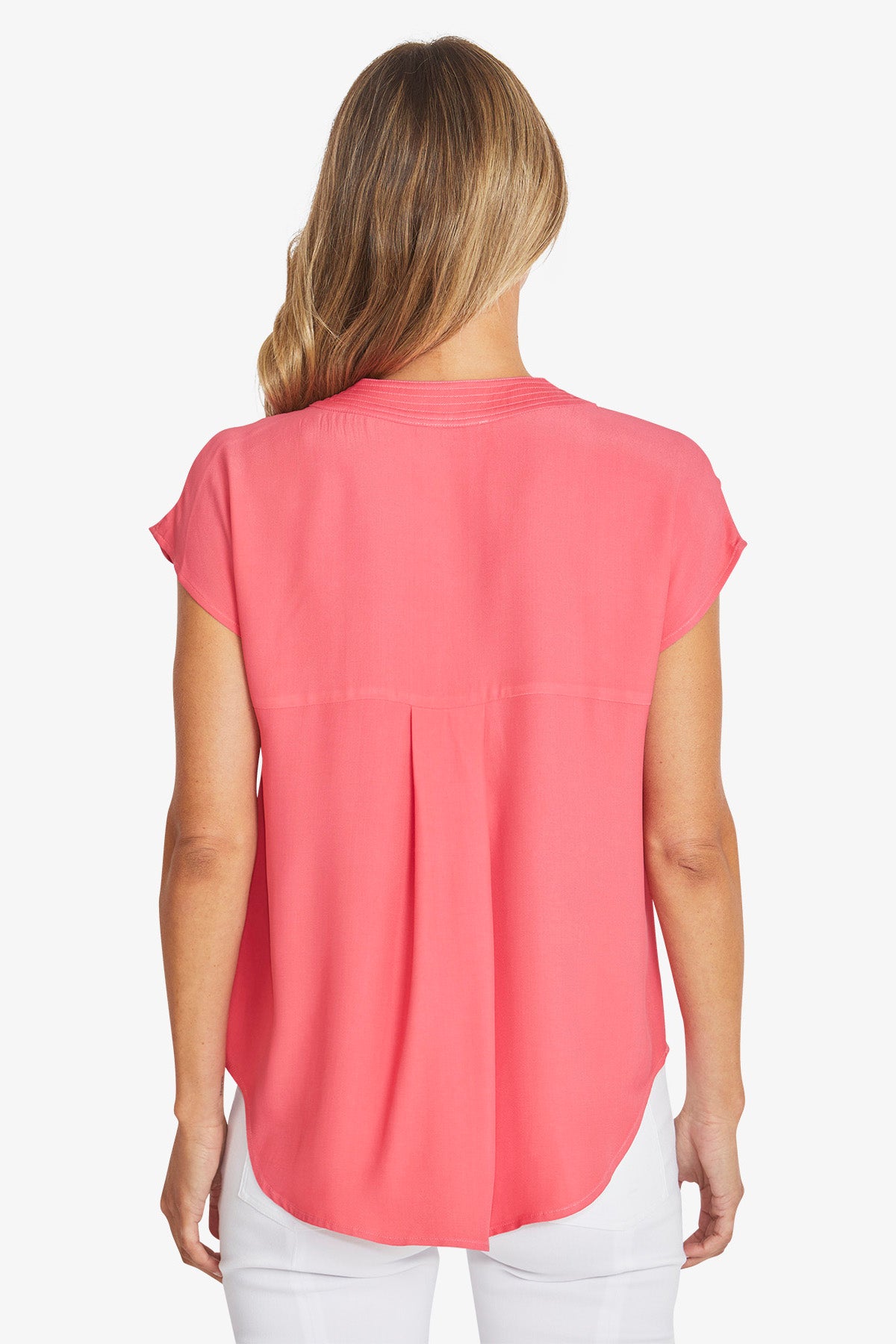 Kira Slinky V-Neck Top (P595357)