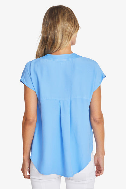 Kira Slinky V-Neck Top (P595357)