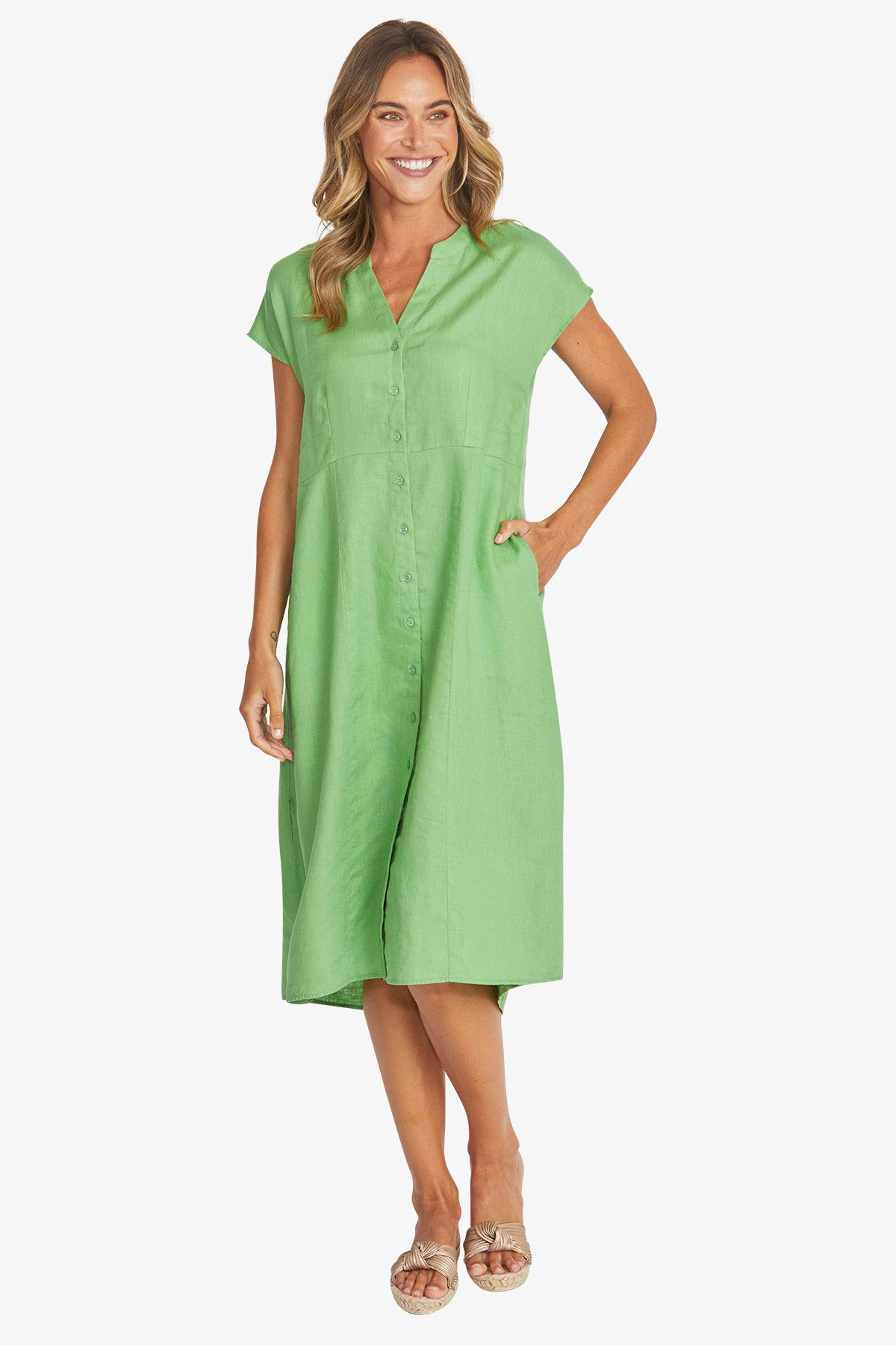 Sammy Linen Dress (P595544)