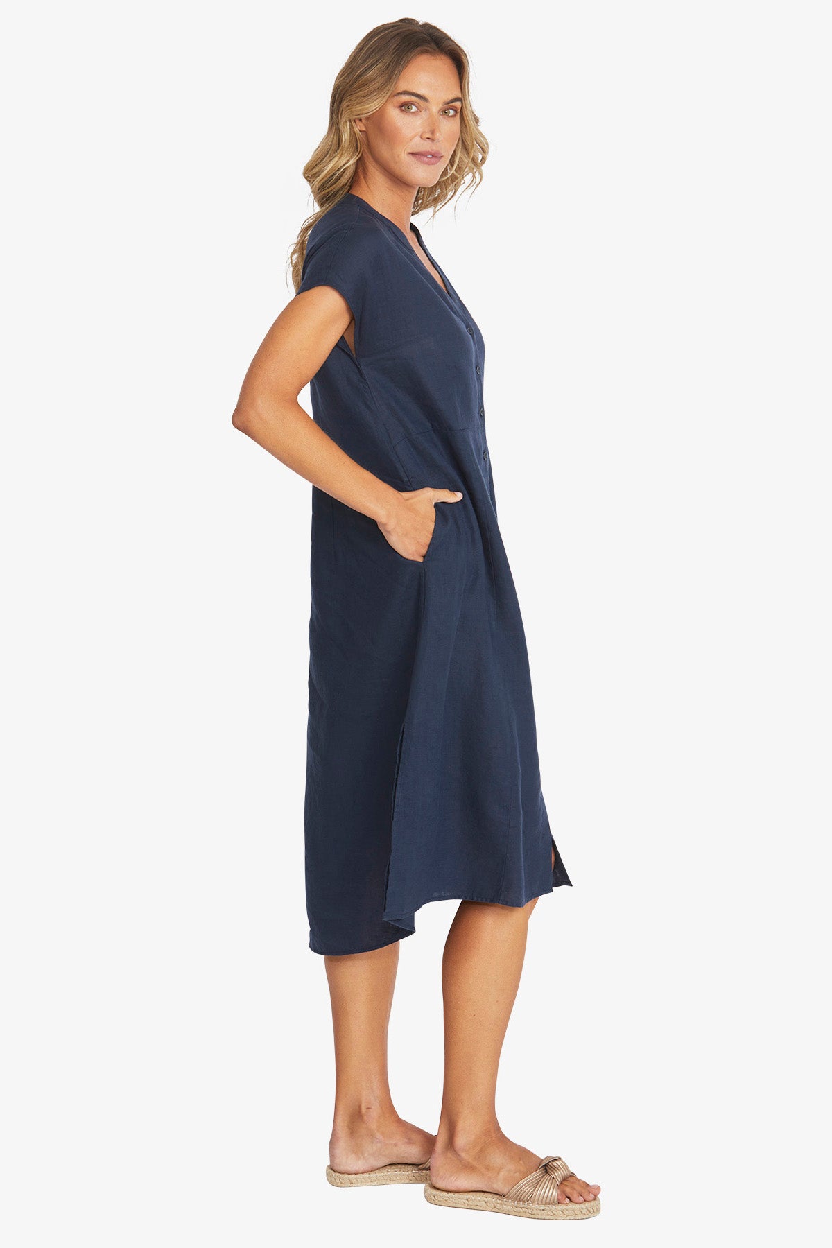 Sammy Linen Dress (P595544)