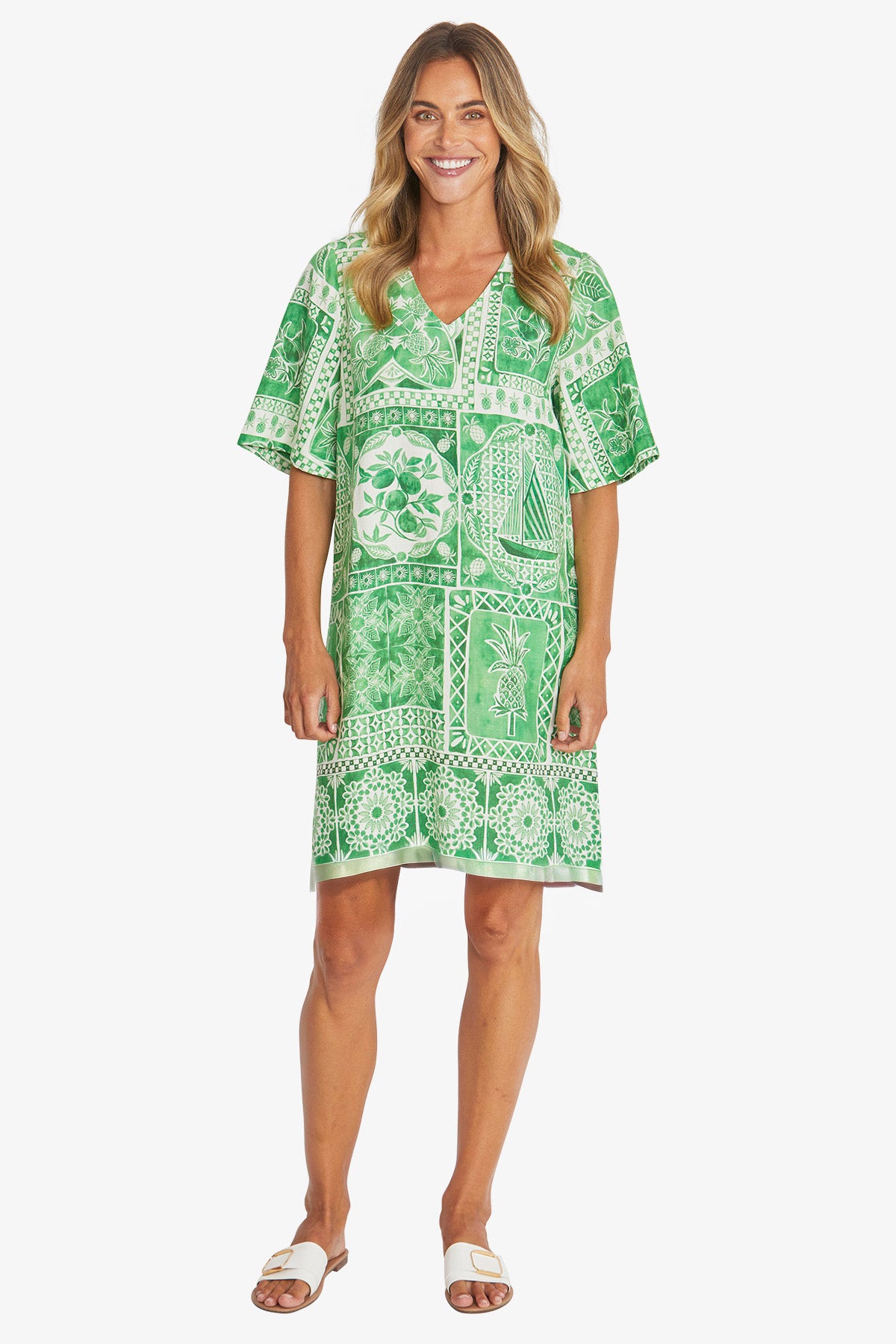 Tropicana Shift Dress (P595546)