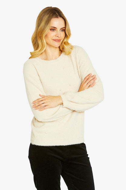Pearl Fluffy Pullover (P605028)