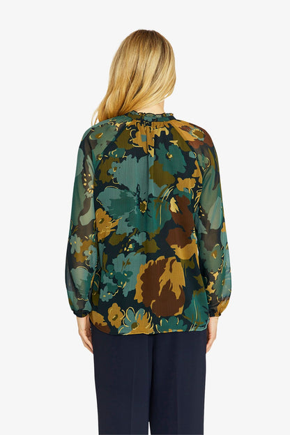 Midnight Botanica Blouse (P605333)