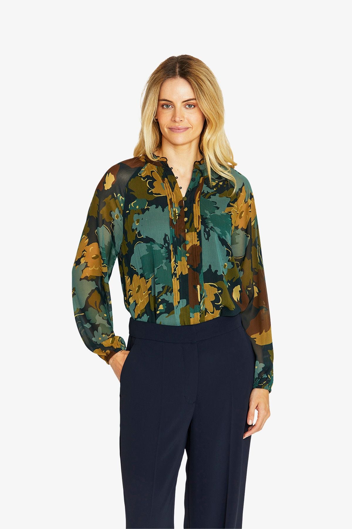 Midnight Botanica Blouse (P605333)