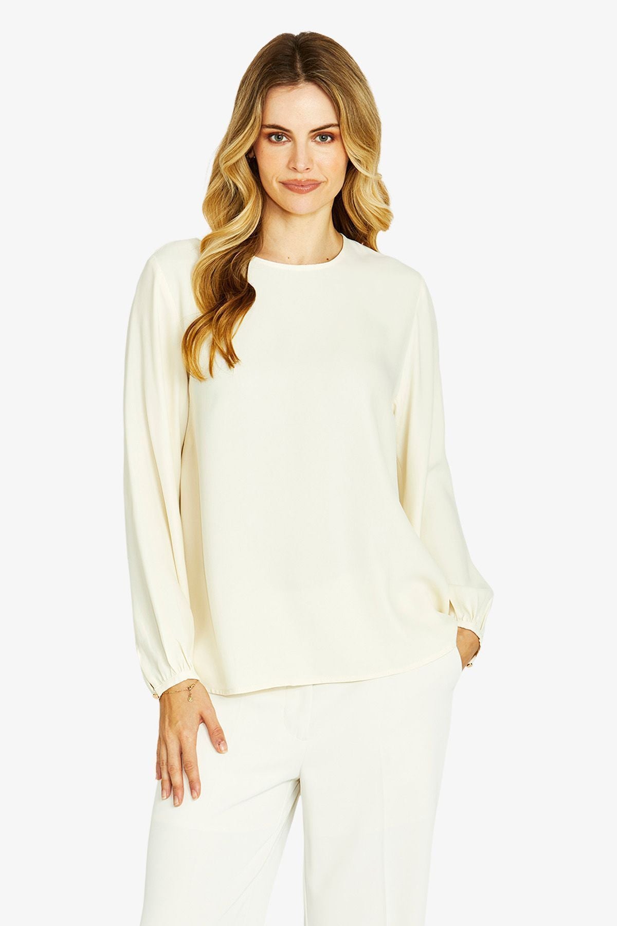 Sammi Crew Neck Blouse (P605334)