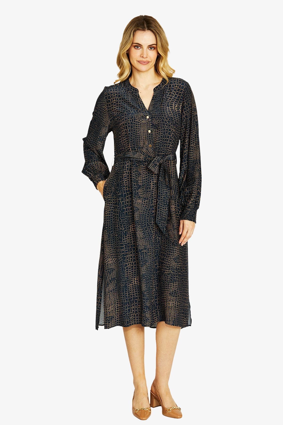 Alligator Midi Dress (P605512)
