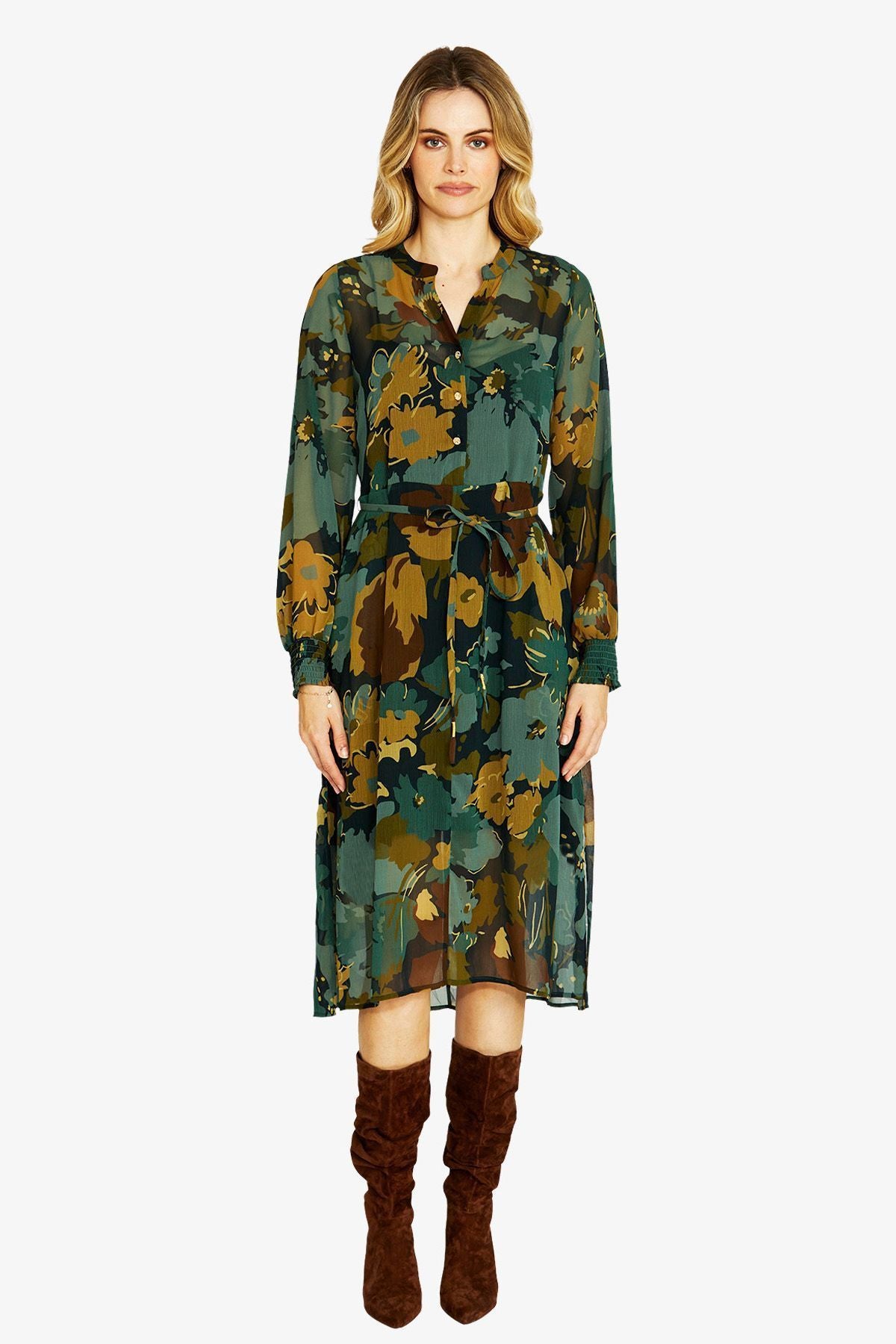 Katie Button Midi Dress (P605520)
