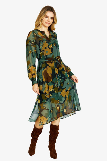 Katie Button Midi Dress (P605520)