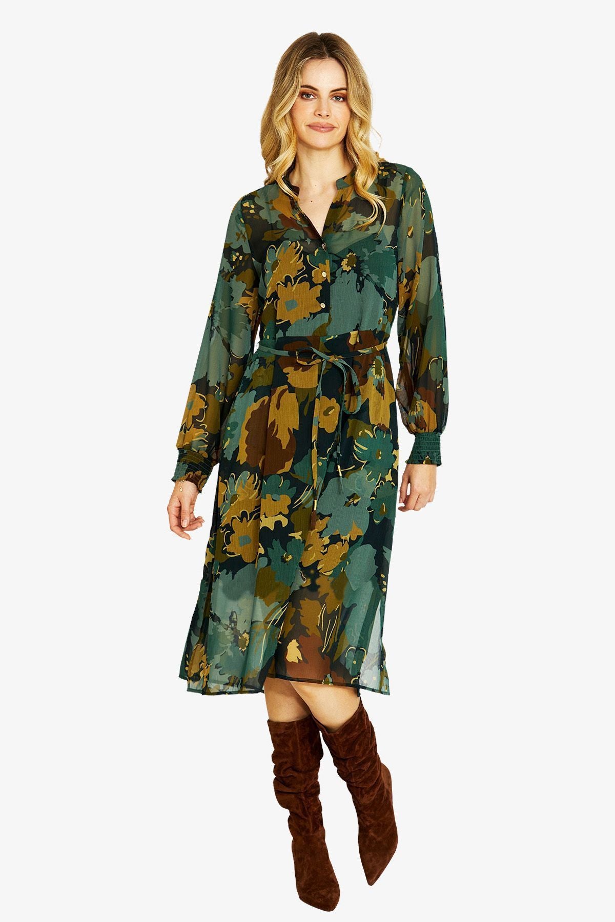 Katie Button Midi Dress (P605520)