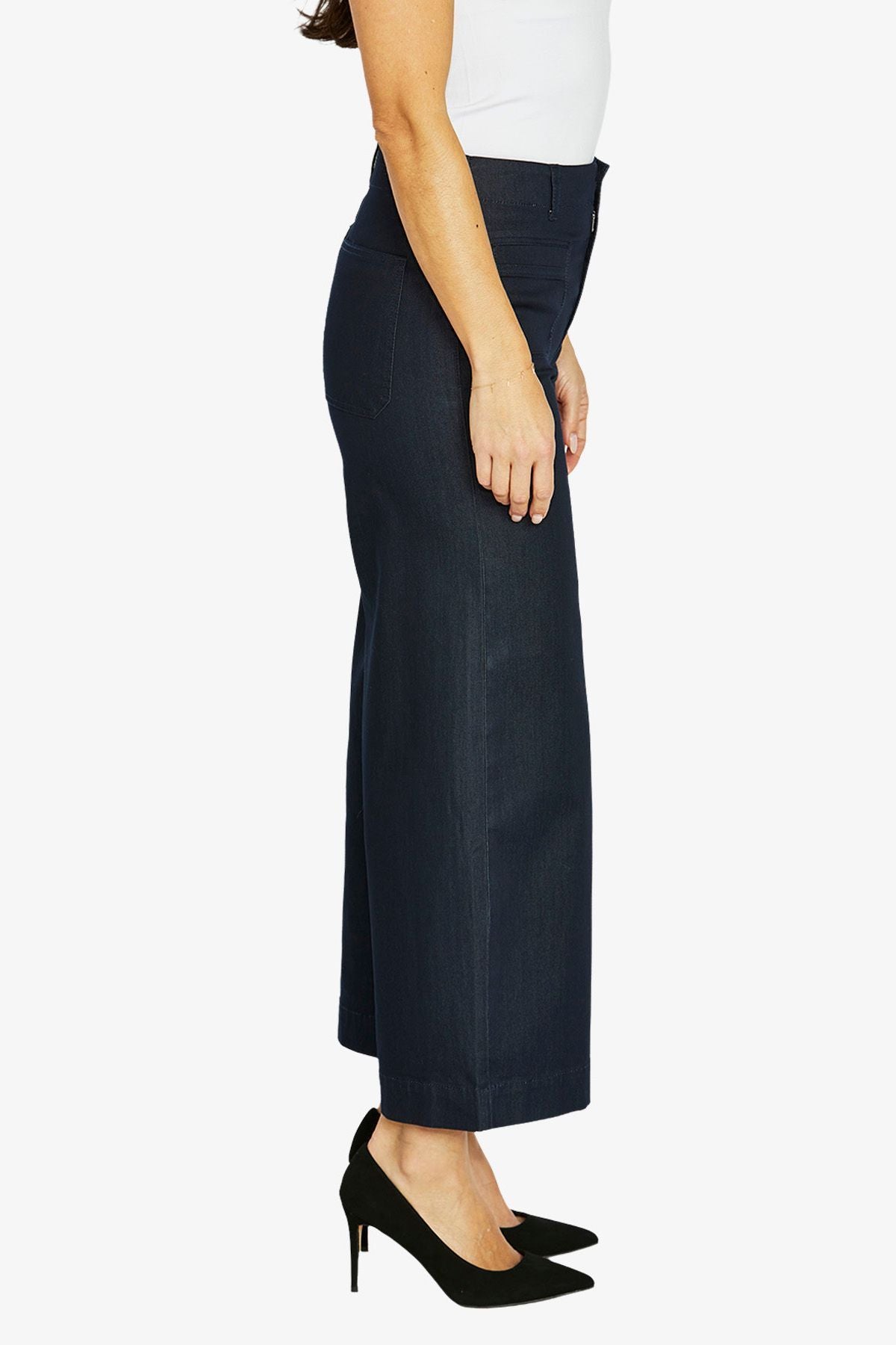 Denim Wide Leg Jean (P605716)