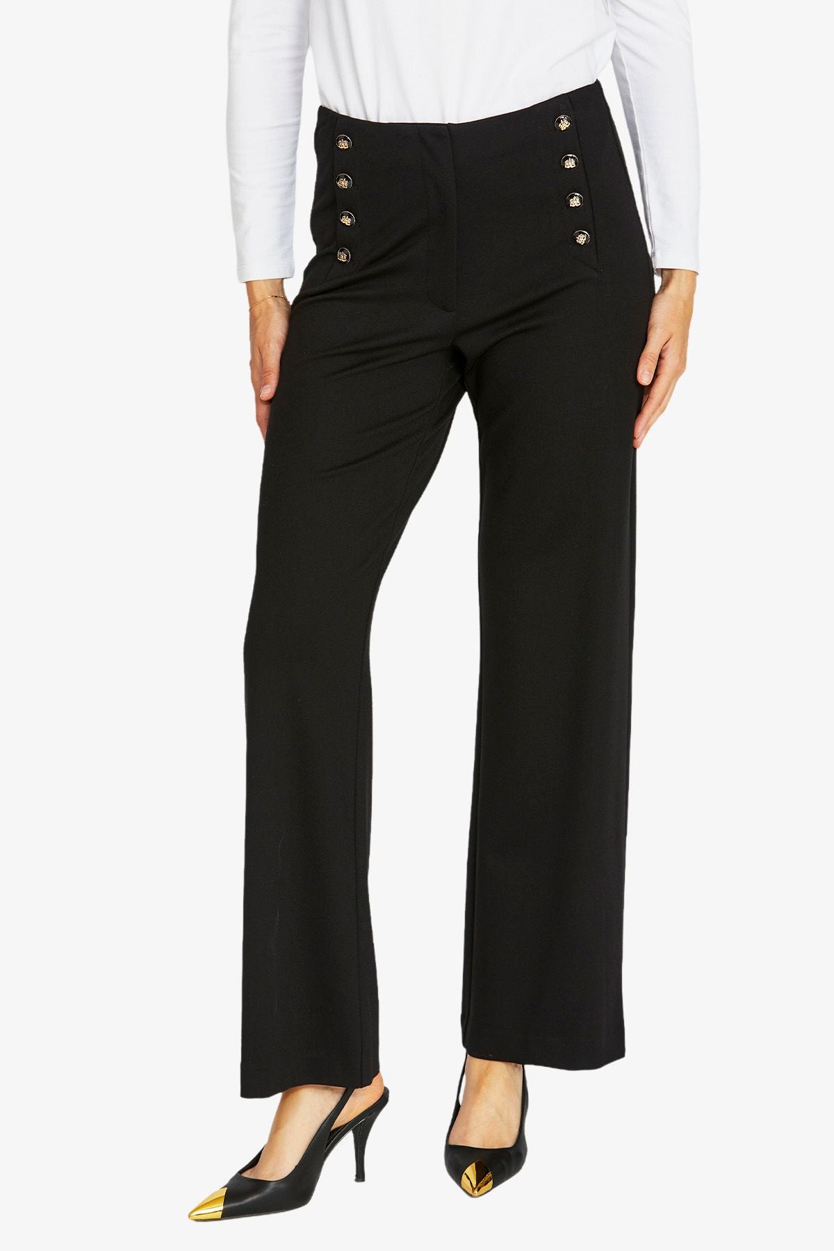 Marina Ponte Button Trousers (P605729)