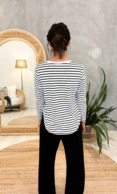 Sia V Neck Top (19NB062)