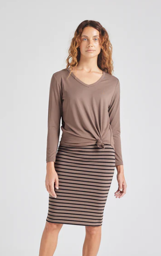 Sia V Neck Top (19NB062)