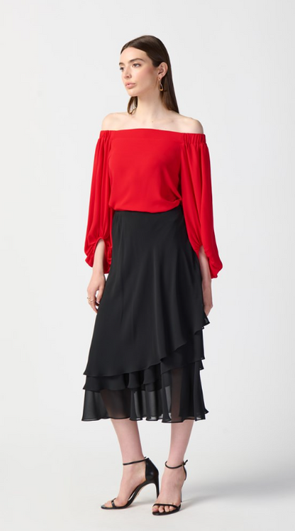 Layered Chiffon Skirt (241232)