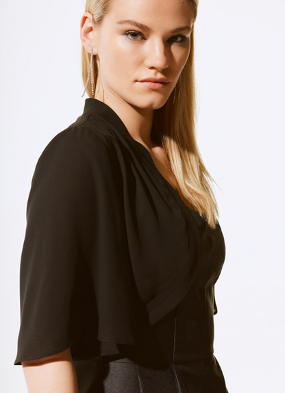 Georgette Bell Sleeve Bolero (243798)