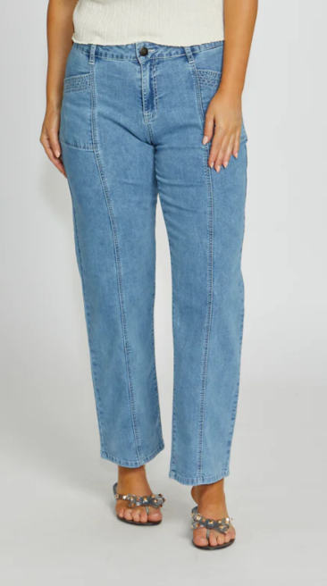 Relaxed leg Ankle Grazier Jean (HOLBORN)