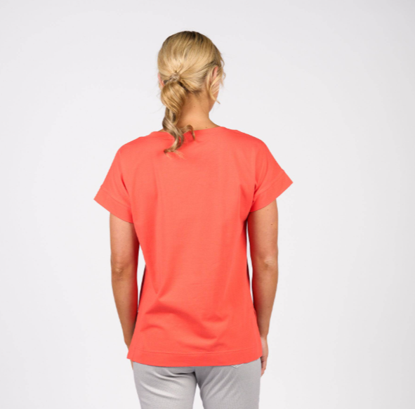 Drop Sleeve Top With Stepped Hem (4363)
