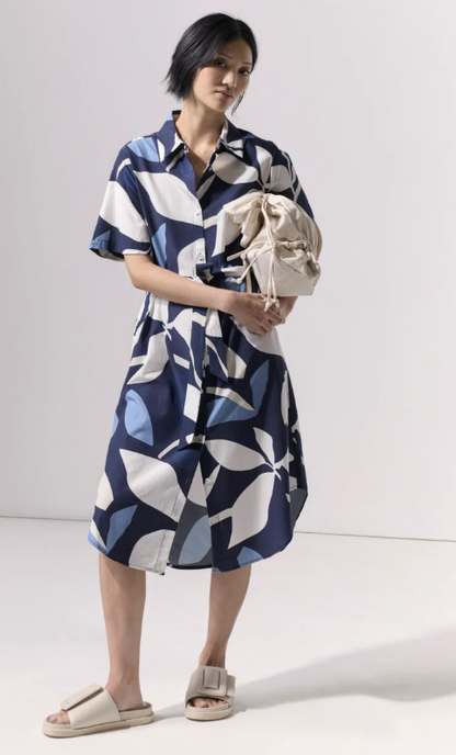 Canopy Short Sleeve Shirtdress (YTMP9392)