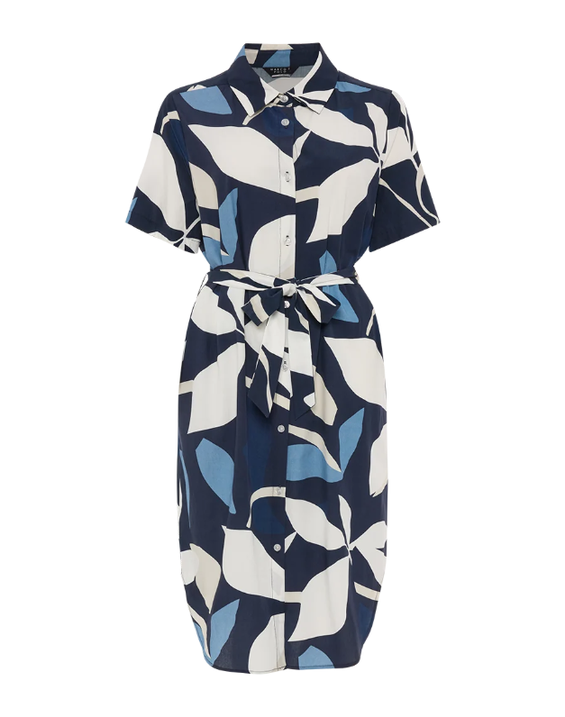 Canopy Short Sleeve Shirtdress (YTMP9392)