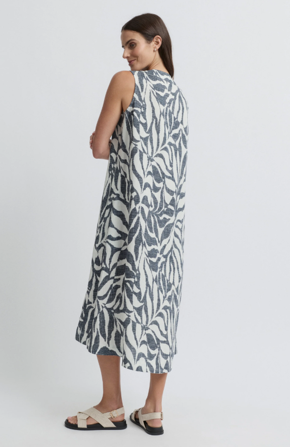 Tigre Sleeveless Print Dress (YTWN9696)