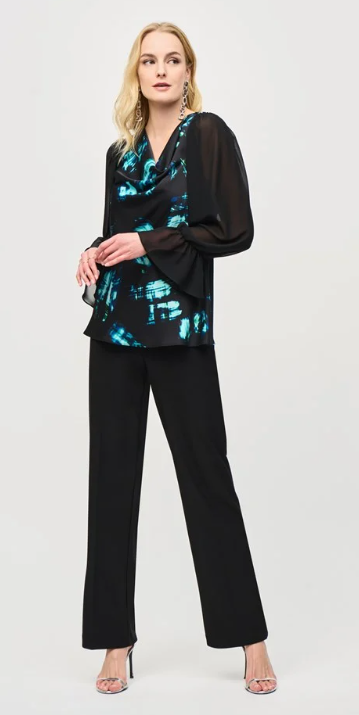 Wide-Leg Pull-On Pants (233277)