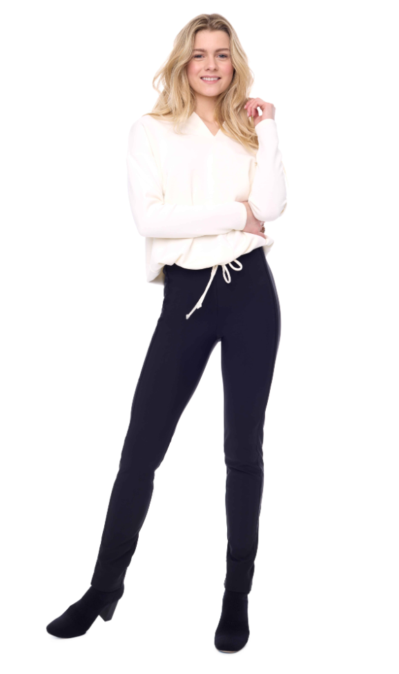 SOLID PRECISION PONTE SHAPING FULL-LENGTH PANT (67927)