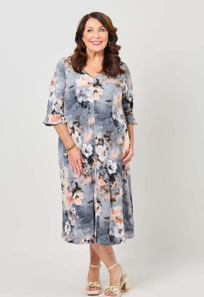 V Neck Dress (647029)