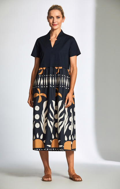 Cotton Print Dress (S25113)