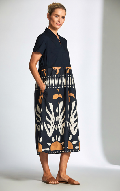 Cotton Print Dress (S25113)