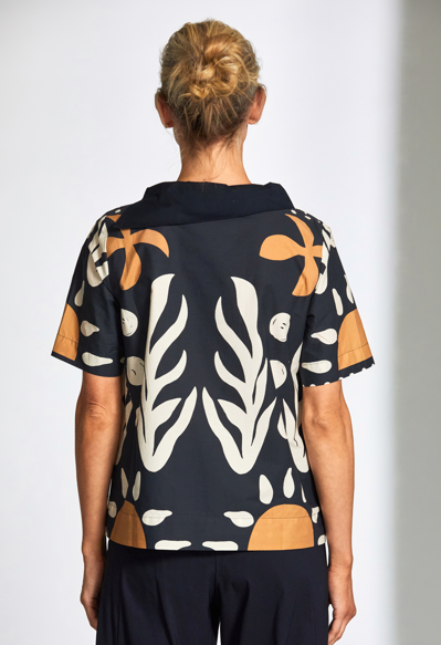 Cotton Print Top (S25114)