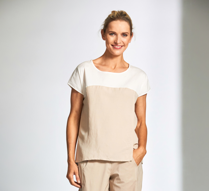 Two Tone Top (S25165)