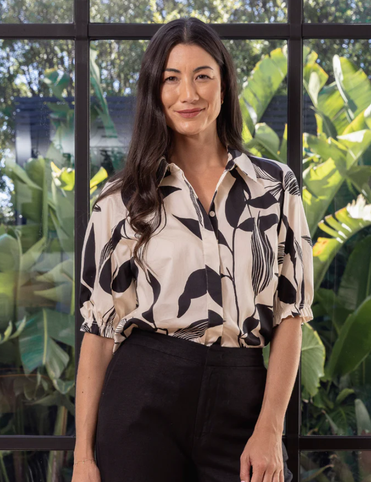 Vine Print Shirt (596J3091)