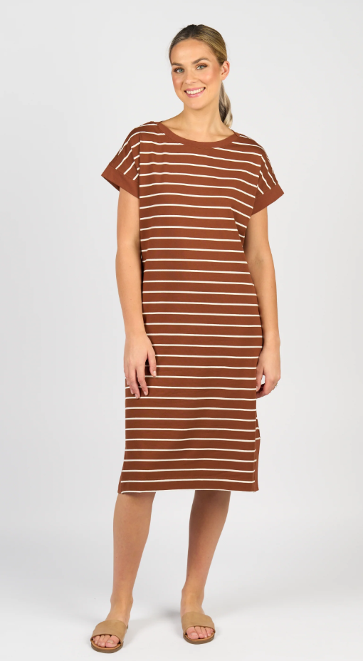 Drop Sleeve T-Shirt Dress (6120)