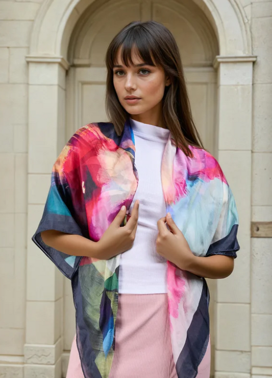 Briony Square Silk Scarf (1002520009)