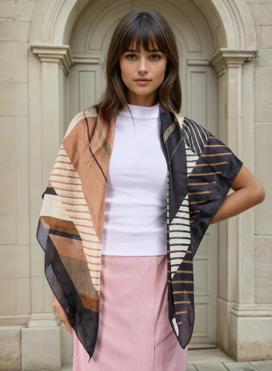 Jade Square Silk Scarf (1002520034)