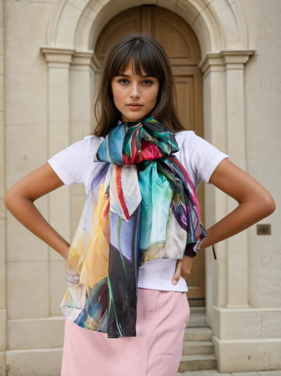 Zadie Silk Scarf (1002520064)