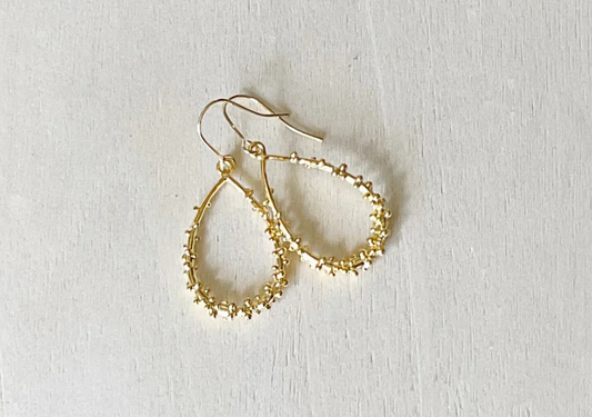 Dotted Teardrop Earring Set (Dotted)