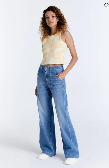 High Waist Wide Leg Jean (Lulu)