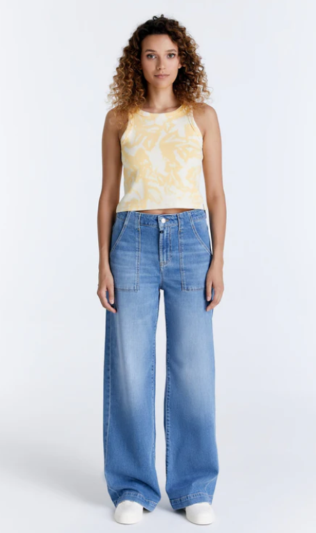 High Waist Wide Leg Jean (Lulu)