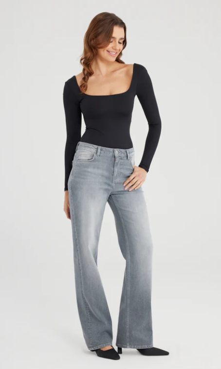 Nova Mid Waist Regular Length 5 Pocket Jeans (Nova)