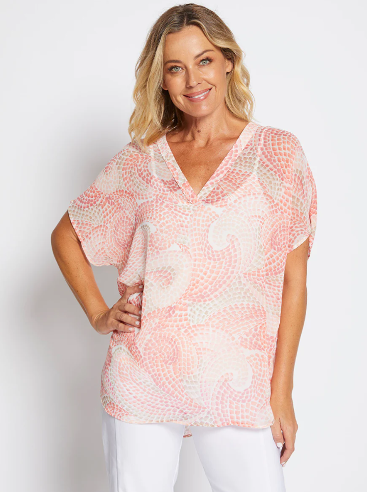 Cathie Chiffon Blouse (Cathie)