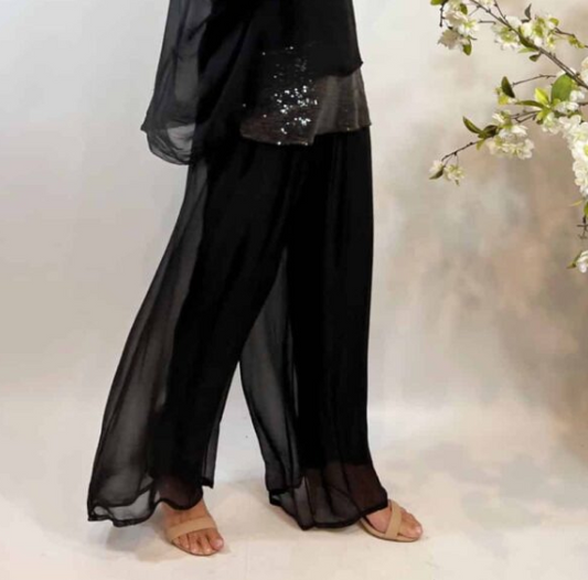 SILK BLENDED PANTS (LSP21-255A)