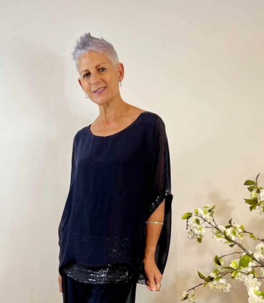 SEQUIN TRIM TOP (LST21-250)