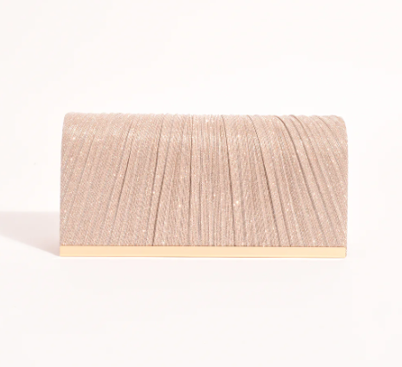 Linnie Pleat Fold Over Clutch (AVD1761)
