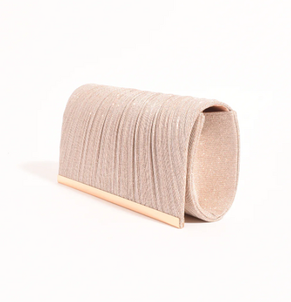 Linnie Pleat Fold Over Clutch (AVD1761)