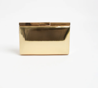 Simona Gloss Structured Clutch (AVD1749)